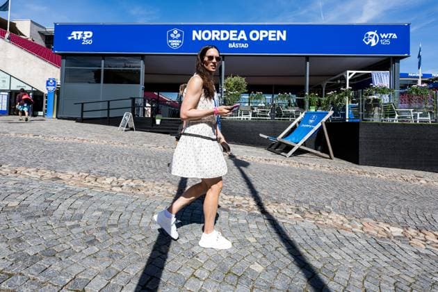 240709 Tournament Director Sofia Arvidsson ahead of day 2 of the WTA Nordea Open on July 9, 2024 in Bastad  Copyright: NICLASxJÖNSSON BB240709NO003