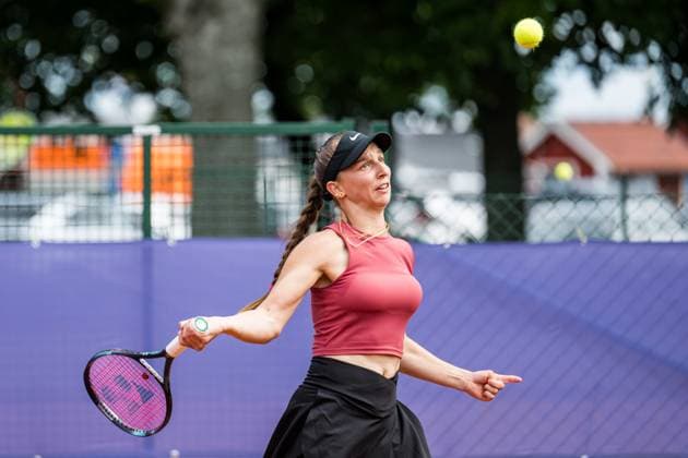 240709 Tamara Korpatsch, Germany during day 2 of the WTA Nordea Open on July 9, 2024 in Bastad  Copyright: NICLASxJÖNSSON BB240709NO005