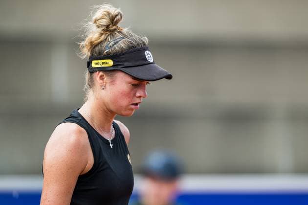 240709 Anna Karolina Schmiedlova, Slovakia during day 2 of the WTA Nordea Open on July 9, 2024 in Bastad  Copyright: NICLASxJÖNSSON BB240709NO019