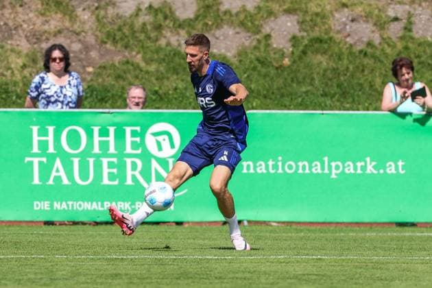 09 07 2024, Football, Summer preparation, Season 2024 2025, Janik Bachmann FC Schalke 04 Mittersill Stadium Mittersill Austria xRHR PHOTO TRx Copyright: TimxRehbein RHR-FOTOx RHR-FOTO TR