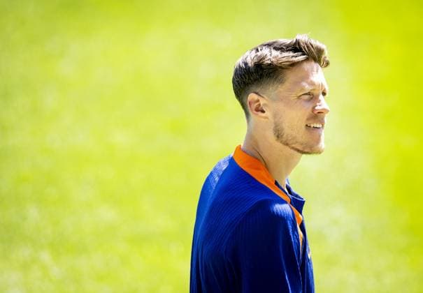 WOLFSBURG - Wout Weghorst during a training session of the Dutch national team, Nationalteam in the AOK Stadium on July 9, 2024 in Wolfsburg, Germany. The Dutch national team is preparing for the semi-finals of the European Football Championship in Germany against England. ANP KOEN VAN WEEL UEFA EURO, EM, Europameisterschaft,Fussball 2024 2024 xVIxANPxSportx xxANPxIVx 503108304 originalFilename: 503108304.jpg