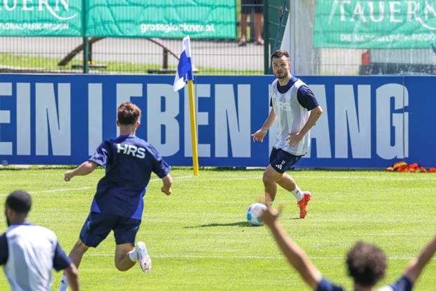 09 07 2024, Football, Summer preparation, Season 2024 2025, Adrian Gantenbein FC Schalke 04 Mittersill Stadium Mittersill Austria xRHR PHOTO TRx Copyright: TimxRehbein RHR-FOTOx RHR-FOTO TR