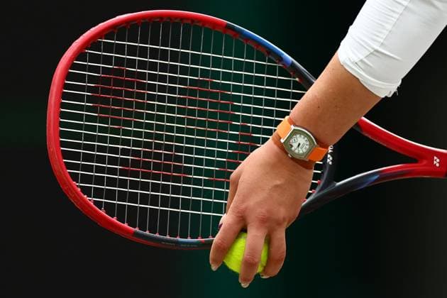 The watch of Donna Vekic Wimbledon Tennis Championships, Day 9, The All England Lawn Tennis and Croquet Club, London, UK - 09 Jul 2024  Copyright: xJamesxMarsh Shutterstockx 14577170af