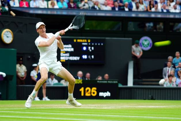 Jannik Sinner during his quarter final match Wimbledon Tennis Championships, Day 9, The All England Lawn Tennis and Croquet Club, London, UK - 09 Jul 2024  Copyright: xJavierxGarcia Shutterstockx 14577169o
