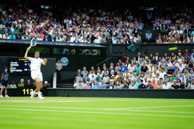 Daniil Medvedev during his quarter final match Wimbledon Tennis Championships, Day 9, The All England Lawn Tennis and Croquet Club, London, UK - 09 Jul 2024  Copyright: xJavierxGarcia Shutterstockx 14577169v