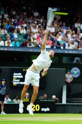 Daniil Medvedev during his quarter final match Wimbledon Tennis Championships, Day 9, The All England Lawn Tennis and Croquet Club, London, UK - 09 Jul 2024  Copyright: xJavierxGarcia Shutterstockx 14577169x