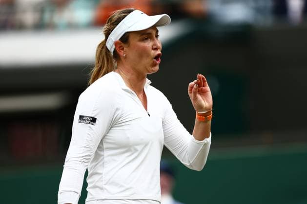 Donna Vekic of Croatia Wimbledon Tennis Championships, Day 9, The All England Lawn Tennis and Croquet Club, London, UK - 09 Jul 2024  Copyright: xJamesxMarsh Shutterstockx 14577170aq
