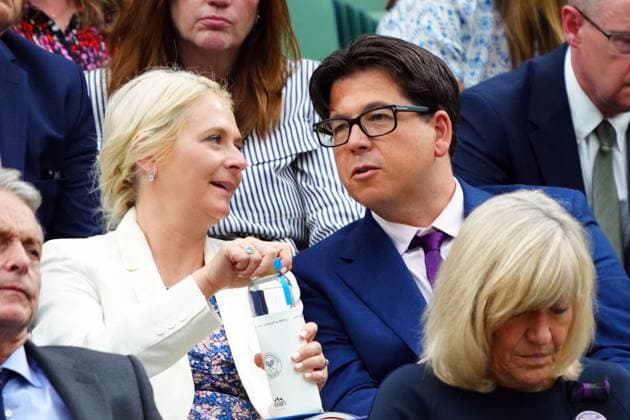 Michael McIntyre and Kitty McIntyre in the Royal Box on Centre Court Wimbledon Tennis Championships, Day 9, The All England Lawn Tennis and Croquet Club, London, UK - 09 Jul 2024  Copyright: xJavierxGarcia Shutterstockx 14577169ak