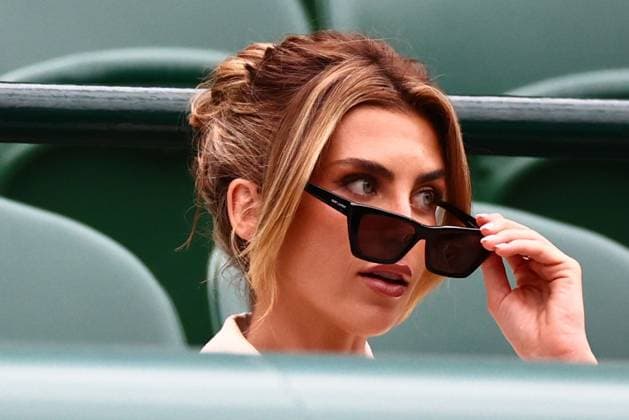 Paige Lorenze watches boyfriend Tommy Paul of USA Wimbledon Tennis Championships, Day 9, The All England Lawn Tennis and Croquet Club, London, UK - 09 Jul 2024  Copyright: xJamesxMarsh Shutterstockx 14577170bl