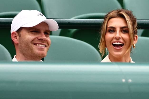 Paige Lorenze watches boyfriend Tommy Paul of USA Wimbledon Tennis Championships, Day 9, The All England Lawn Tennis and Croquet Club, London, UK - 09 Jul 2024  Copyright: xJamesxMarsh Shutterstockx 14577170bn