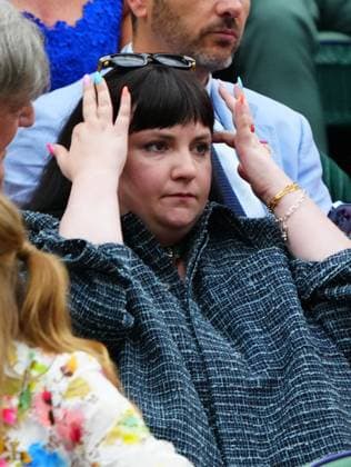 Lena Dunham in the Royal Box on Centre Court Wimbledon Tennis Championships, Day 9, The All England Lawn Tennis and Croquet Club, London, UK - 09 Jul 2024  Copyright: xJavierxGarcia Shutterstockx 14577169bm