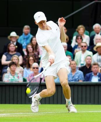 Jannik Sinner during his quarter final match Wimbledon Tennis Championships, Day 9, The All England Lawn Tennis and Croquet Club, London, UK - 09 Jul 2024  Copyright: xJavierxGarcia Shutterstockx 14577169bu