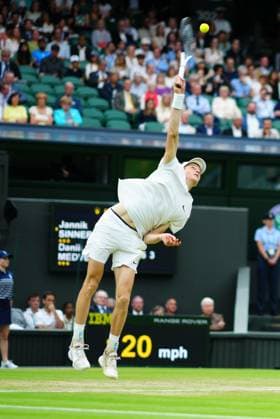 Jannik Sinner during his quarter final match Wimbledon Tennis Championships, Day 9, The All England Lawn Tennis and Croquet Club, London, UK - 09 Jul 2024  Copyright: xJavierxGarcia Shutterstockx 14577169bw