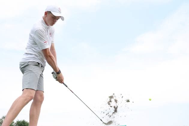 GOLF - European Boys Team Championship ATZENBRUGG,AUSTRIA,09.JUL.24 - GOLF - European Boys Team Championship, Diamond Country Club, round 1. Image shows a participant from the team England.  GEPAxpictures xHansxOberlaender