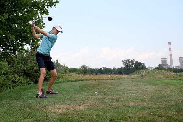 GOLF - European Boys Team Championship ATZENBRUGG,AUSTRIA,09.JUL.24 - GOLF - European Boys Team Championship, Diamond Country Club, round 1. Image shows Stephan Csoengei (AUT).  GEPAxpictures xHansxOberlaender
