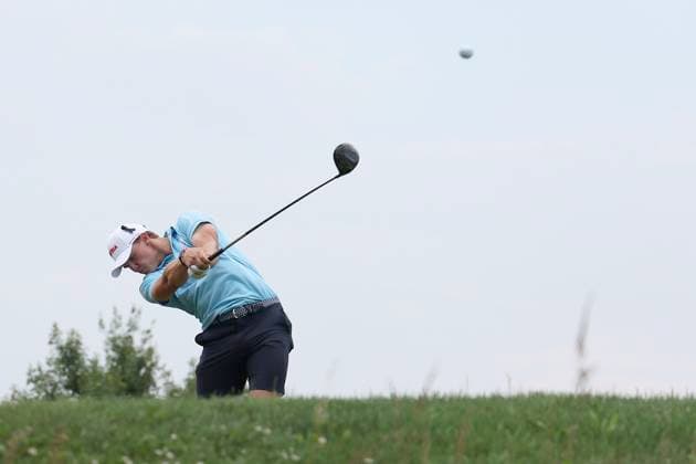 GOLF - European Boys Team Championship ATZENBRUGG,AUSTRIA,09.JUL.24 - GOLF - European Boys Team Championship, Diamond Country Club, round 1. Image shows Maximilian Puregger (AUT).  GEPAxpictures xHansxOberlaender