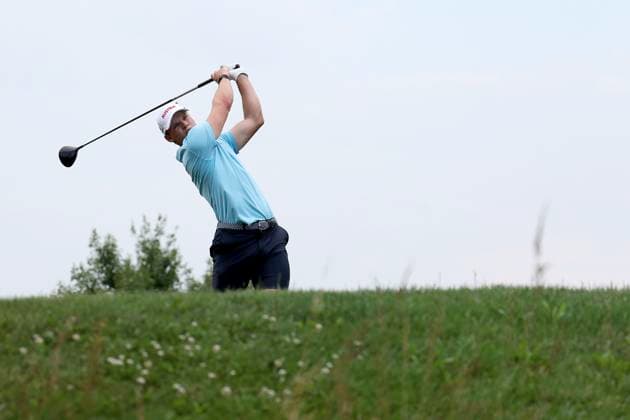 GOLF - European Boys Team Championship ATZENBRUGG,AUSTRIA,09.JUL.24 - GOLF - European Boys Team Championship, Diamond Country Club, round 1. Image shows Maximilian Puregger (AUT).  GEPAxpictures xHansxOberlaender