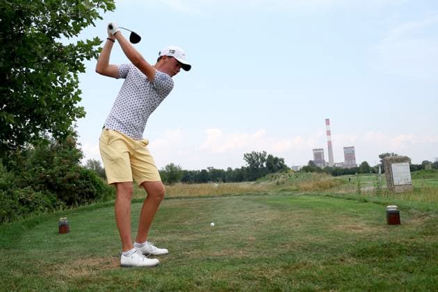GOLF - European Boys Team Championship ATZENBRUGG,AUSTRIA,09.JUL.24 - GOLF - European Boys Team Championship, Diamond Country Club, round 1. Image shows Carl Moeller (SWE).  GEPAxpictures xHansxOberlaender