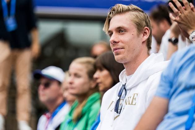 240709 tennis player Denis Shapovalov during day 2 of the WTA Nordea Open on July 9, 2024 in Bastad  Copyright: NICLASxJÖNSSON BB240709NO162