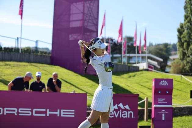 EVIAN-LES-BAINS, FRANCE - 09.07.2024: Lee Ye Won (KOR) of The Amundi Evian Championship at the Evian Resort Golf Club on July 09, 2023 in Evian-les-Bains, France.
