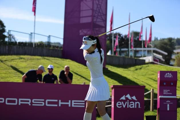 EVIAN-LES-BAINS, FRANCE - 09.07.2024: Lee Ye Won (KOR) of The Amundi Evian Championship at the Evian Resort Golf Club on July 09, 2023 in Evian-les-Bains, France.