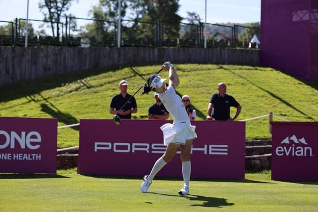 EVIAN-LES-BAINS, FRANCE - 09.07.2024: Lee Ye Won (KOR) of The Amundi Evian Championship at the Evian Resort Golf Club on July 09, 2023 in Evian-les-Bains, France.