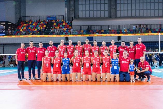 Volleyball Test Match - Women s Test Match - Italy vs Serbia Serbia during Women s Test Match - Italy vs Serbia, Volleyball Test Match in Florence, Italy, July 09 2024 Florence Italy  Copyright: xIPAxSport ABACAx