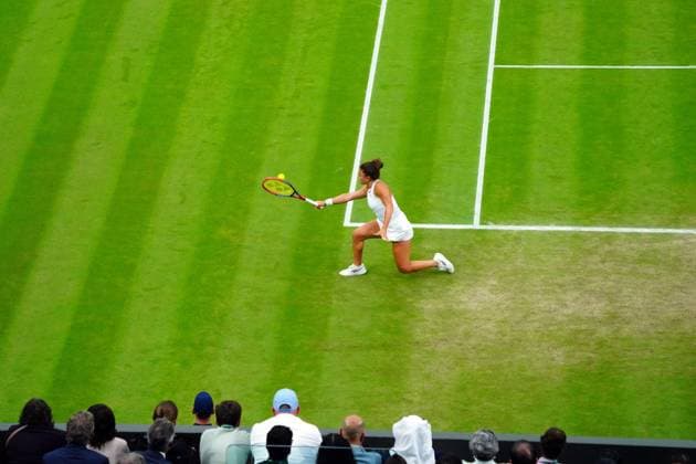 Jasmine Paolini during her quarter final match Wimbledon Tennis Championships, Day 9, The All England Lawn Tennis and Croquet Club, London, UK - 09 Jul 2024  Copyright: xJavierxGarcia Shutterstockx 14577169fh