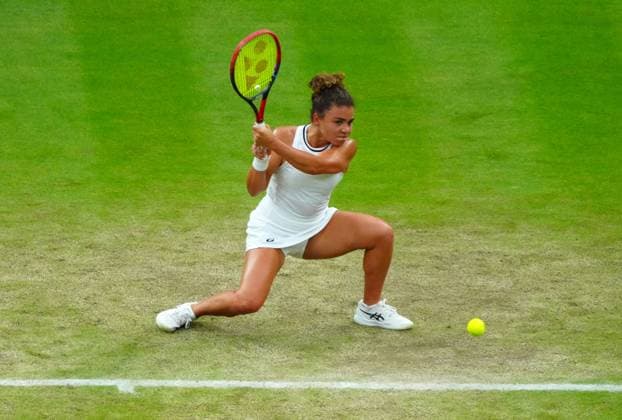 Jasmine Paolini during her quarter final match Wimbledon Tennis Championships, Day 9, The All England Lawn Tennis and Croquet Club, London, UK - 09 Jul 2024  Copyright: xJavierxGarcia Shutterstockx 14577169fw