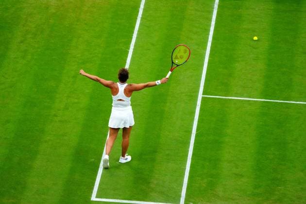 Tennis, Wimbledon, Die Highlights Jasmine Paolini celebrates victory in her quarter final match Wimbledon Tennis Championships, Day 9, The All England Lawn Tennis and Croquet Club, London, UK - 09 Jul 2024  Copyright: xJavierxGarcia Shutterstockx 14577169go