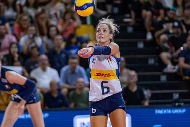 Volleyball, Women, Test match, Italy - Serbia