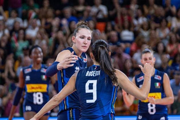Marina Lubian (Italy) during Women s Test Match - Italy vs Serbia, Volleyball Test Match in Florence, Italy, July 09 2024  Copyright: xSaraxEsposito IPAxSportx xipa-agx xx IPA_47858684 IPA_Agency_IPA47858684