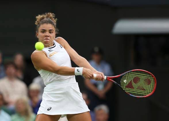 Jasmine Paolini Tennis Wimbledon 2024 Grand Slam ITF ATP WTA AELTC London Great Britain 9 July 2024 Copyright: xJuergenxHasenkopfx