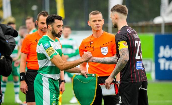 UEFA Europa Conference League First Qualifying Round First Leg, Vikingsvöllur, Reykjavik, Iceland 9 7 2024 Vikingur Reykjavik vs Shamrock Rovers Rovers™ Roberto Lopes Roberto Lopes 9 7 2024  Copyright: x INPHO EyÃ¾orxÃrnasonx _DSC3940