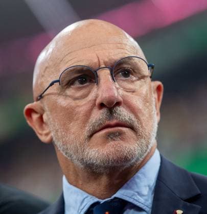 Soccer, men, season 2023 24, UEFA Euro EM 2024, semi-final in Munich, Spain France, coach Luis de la Fuente Spain , 09 07 2024, Copyright: xSebastianxRäppold MatthiasxKochx