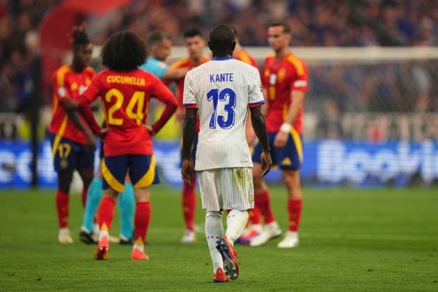 GER: Spain v France. UEFA EURO, EM, Europameisterschaft,Fussball 2024 N Golo Kante of France during the UEFA Euro 2024 match between Spain and France, Semi-finals, played at Allianz Arena Stadium on July 9, 2024 in Munich, Germany. kpng Copyright: xBaguxBlancox xPRESSINPHOTOx DSC02296