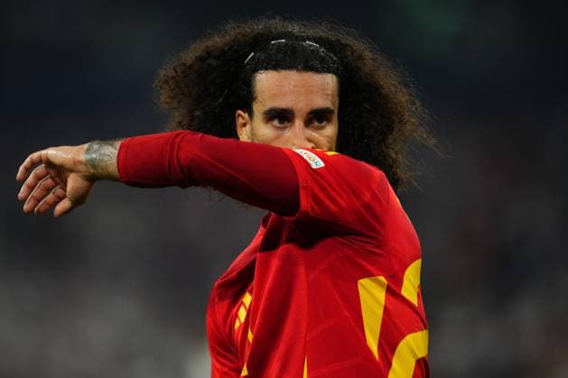GER: Spain v France. UEFA EURO, EM, Europameisterschaft,Fussball 2024 Marc Cucurella of Spain during the UEFA Euro 2024 match between Spain and France, Semi-finals, played at Allianz Arena Stadium on July 9, 2024 in Munich, Germany. kpng Copyright: xBaguxBlancox xPRESSINPHOTOx PS_240709_ESP_FRA_027