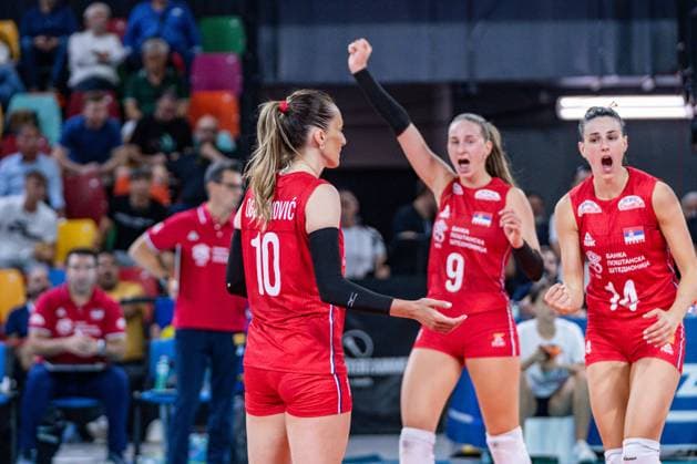 Maja Ognjenovic (Serbia) during Women s Test Match - Italy vs Serbia, Volleyball Test Match in Florence, Italy, July 09 2024  Copyright: xSaraxEsposito IPAxSportx xipa-agx xx IPA_47860345 IPA_Agency_IPA47860345