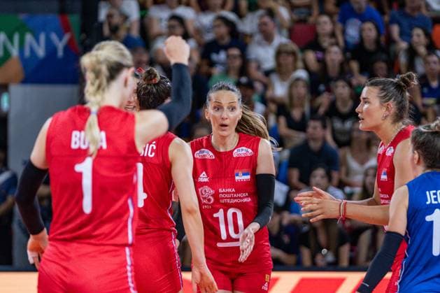 Maja Ognjenovic (Serbia) during Women s Test Match - Italy vs Serbia, Volleyball Test Match in Florence, Italy, July 09 2024  Copyright: xSaraxEsposito IPAxSportx xipa-agx xx IPA_47860393 IPA_Agency_IPA47860393