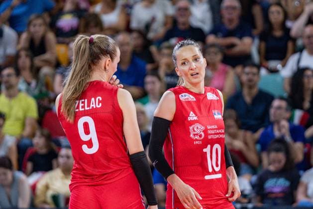 Maja Ognjenovic (Serbia) during Women s Test Match - Italy vs Serbia, Volleyball Test Match in Florence, Italy, July 09 2024  Copyright: xSaraxEsposito IPAxSportx xipa-agx xx IPA_47860417 IPA_Agency_IPA47860417