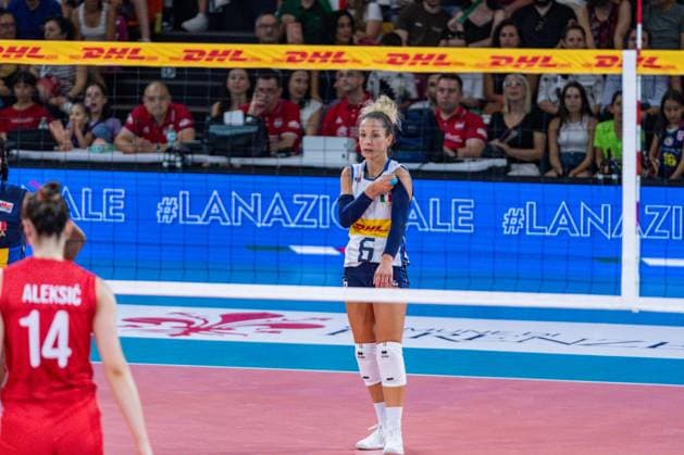 Monica De Gennaro (Italy) during Women s Test Match - Italy vs Serbia, Volleyball Test Match in Florence, Italy, July 09 2024  Copyright: xSaraxEsposito IPAxSportx xipa-agx xx IPA_47860456 IPA_Agency_IPA47860456