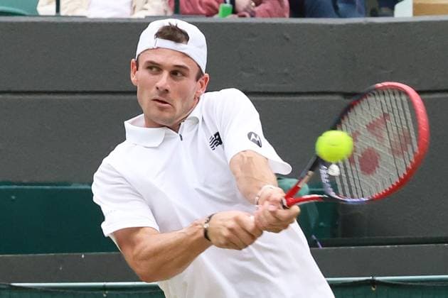 TENNIS - Wimbledon 2024 LONDON,ENGLAND,10.JUL.24 - TENNIS - ATP, Tennis Herren World Tour, Wimbledon, Grand Slam. Image shows Tommy Paul (USA).  GEPAxpictures xAlanxGrieves