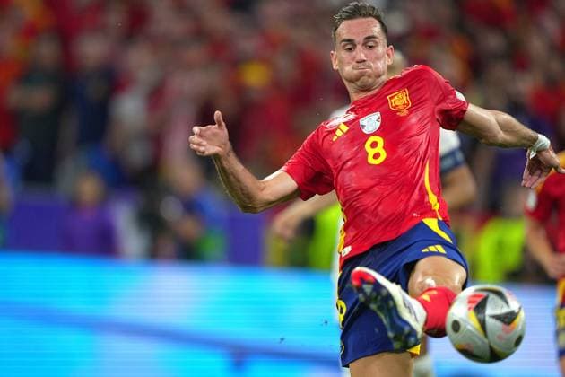 Spain s Fabian Ruiz during the Euro 2024 soccer match between Spain and France at the Munich Football Arena , Munich, Germany - Tuesday 09 july 2024. - Soccer .  Copyright: xSpada LaPressex