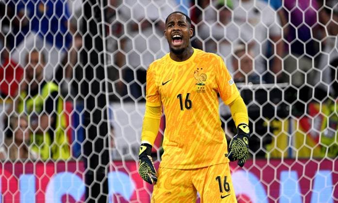 Football Euro 2024 semi-final 09 07 2024 Spain France Goalkeeper Mike Maignan France