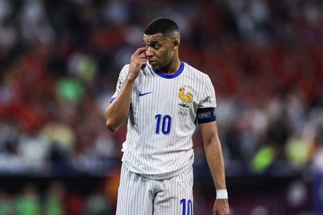 Sport, Football, UEFA EURO 2024 semi-final Spain France 09 07 2024, Munich Football Arena Kylian Mbappe Lottin France, 10 Munich Munich Football Arena Bayern Germany