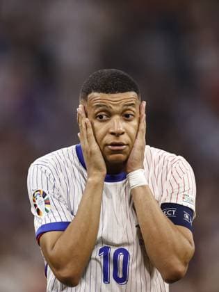 MUNICH - Kylian Mbappe of France is disappointed during the UEFA EURO, EM, Europameisterschaft,Fussball 2024 semi-final match between Spain and France at the Munich Football Arena on July 9, 2024 in Munich, Germany. ANP Hollandse Hoogte Maurice van Steen UEFA EURO 2024 2024 xVIxANPxSportx xVanxSteenxFotografiexIVx 503141515 originalFilename: 503141515.jpg