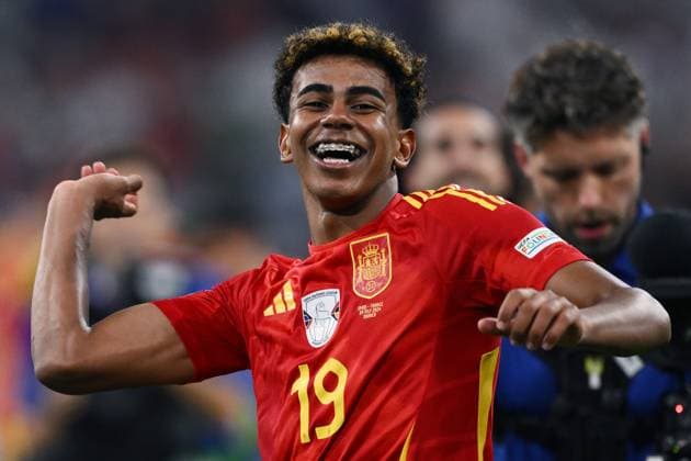 Sport Bilder des Tages Mg Monaco di Baviera Germania) 09 07 2024 - Euro 2024 Spagna-Francia foto Matteo Gribaudi Image nella foto: Lamine Yamal 