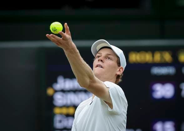 Jannik Sinner Tennis Wimbledon 2024 Grand Slam ITF ATP WTA AELTC London Great Britain 9 July 2024 Copyright: xJuergenxHasenkopfx