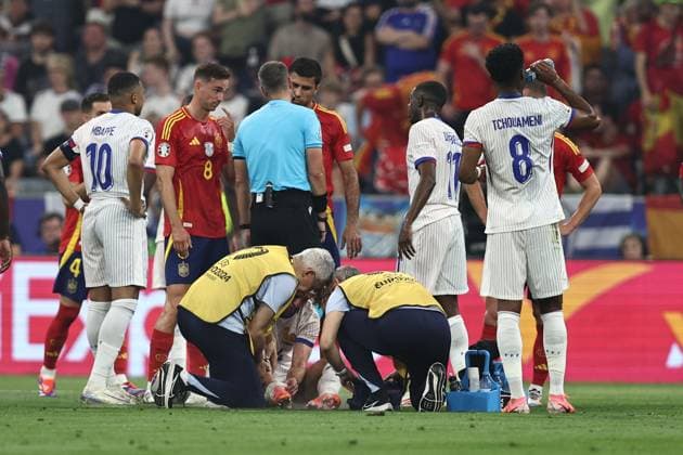 Adrien Rabiot (France) during the UEFA EURO, EM, Europameisterschaft,Fussball Germany 2024 match between Spain 2-1 France at Munich Football Arena on July 09, 2024 in Munich, Germany. Noxthirdxpartyxsales  (259148721)