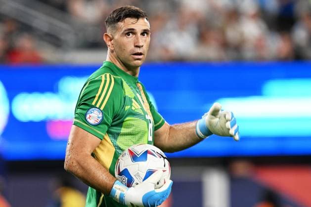 RECORD DATE NOT STATED Copa America USA 2024 Argentina 2-0 Canada - Semifinal Emiliano Martinez of Argentia during the CONMEBOL Copa America 2024 Semi-final match between Argentina and Canada, at MetLife Stadium, on July 09, 2024 in East Rutherford, New Jersey, United States. EAST RUTHERFORD NEW JERSEY UNITED STATES  Copyright: xDavidxLeahx 20240709213325_CA_SF_2024_ARG_CAN_MARTINEZ337